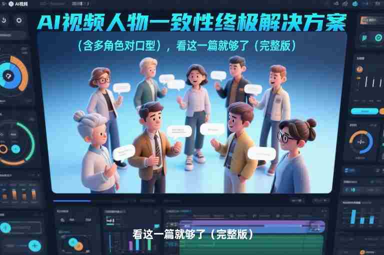 AI视频人物一致性终极解决方案（含多角色对口型），看这一篇就够了（完整版）-轻创网