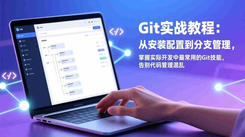 （17513期）Git实战教程：从安装配置到分支管理，掌握实际开发中最常用的Git技能，告别代码管理混乱-轻创网