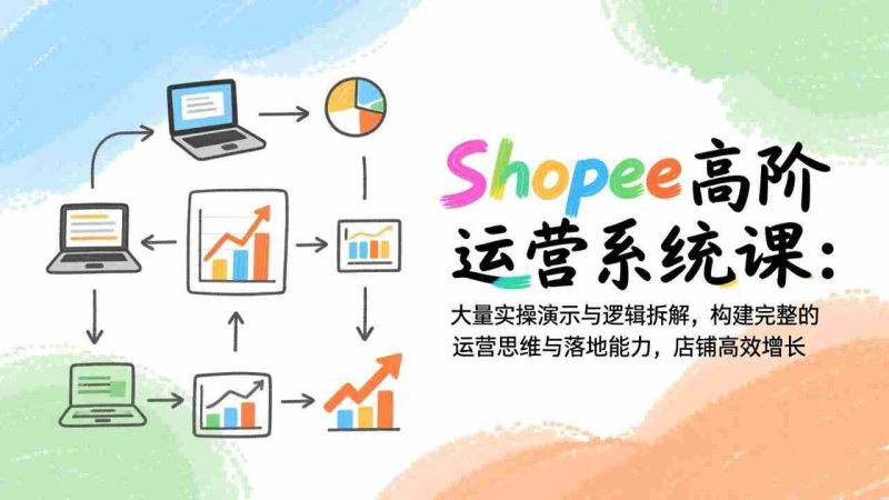 (17124期)Shopee高阶运营系统课:大量实操演示与逻辑拆解,构建完整的运营思维与落地能力,店铺高效增长-轻创网
