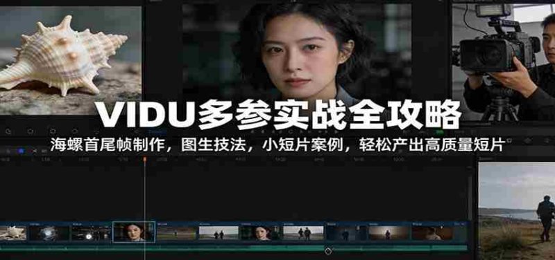VIDU多参实战全攻略：海螺首尾帧制作，图生技法，小短片案例，轻松产出高质量短片-轻创网
