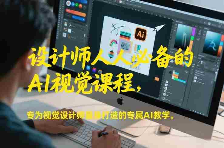 设计师人人必备的AI视觉课程，专为视觉设计师量身打造的专属AI教学-轻创网