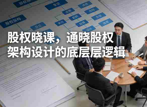 股权晓课，通晓股权架构设计的底层逻辑-轻创网