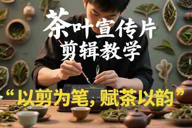 茶叶宣传片剪辑教学，以剪为笔，赋茶以韵，新手也能拍出高级感-轻创网