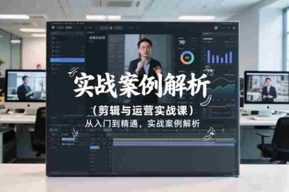 剪辑与运营实战课，从入门到精通，实战案例解析（更新2026）-轻创网