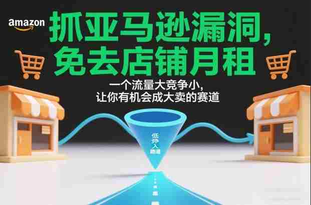 抓亚马逊漏洞，免去店铺月租，一个流量大竞争小，让你有机会成大卖的赛道-轻创网