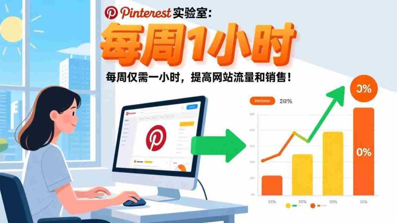 （17505期）Pinterest实验室：每周仅需一小时，提高网站流量和销售！-轻创网