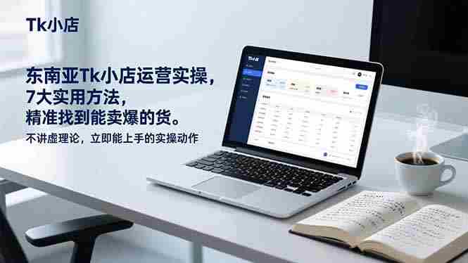 (17041期)东南亚Tk小店运营实操,7大实用方法,精准找到能卖爆的货。不讲虚理论,立即能上手的实操动作-轻创网