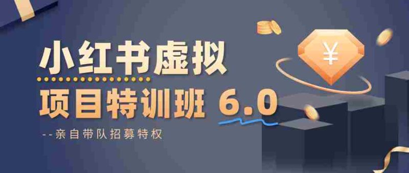 小红书虚拟项目特训班6.0 ，养号/选品/自动发货/爆款笔记（含40节视频课）-轻创网