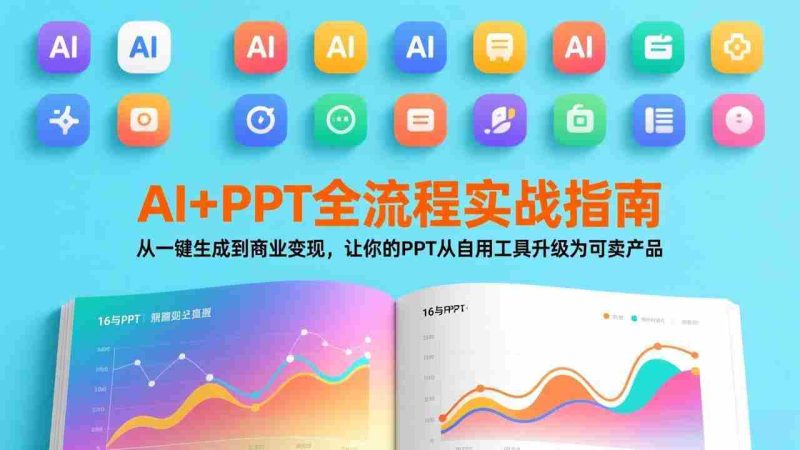 （17565期）AI+PPT全流程实战指南：从一键生成到商业变现，让你的PPT从自用工具升级为可卖产品-轻创网