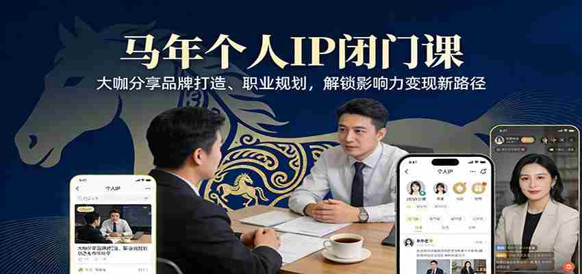 马年个人IP闭门课，大咖分享品牌打造、职业规划，解锁影响力变现新路径-轻创网
