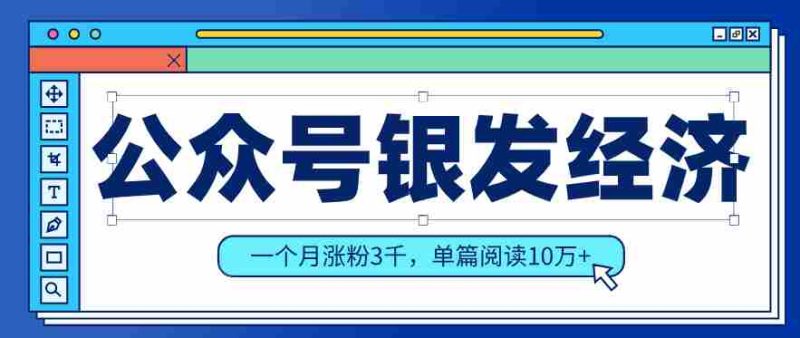 公众号老年哲学鸡汤赛道，一个月涨粉3千，单篇阅读10万+（详细操作教程）-轻创网