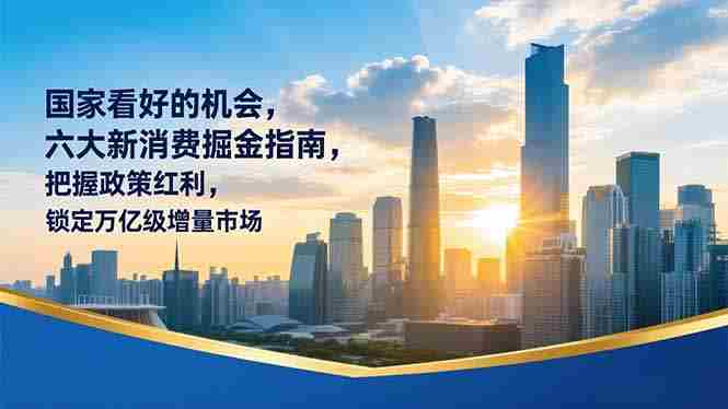 （16995期）某付费文章：国家看好的机会，六大新消费掘金指南，把握政策红利，锁定万亿级增量市场-轻创网