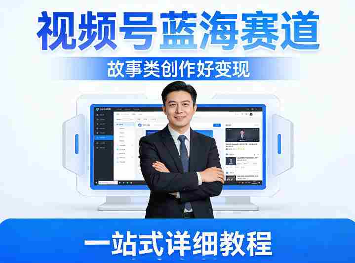 视频号蓝海赛道,故事类创作好变现,一站式详细教程-轻创网