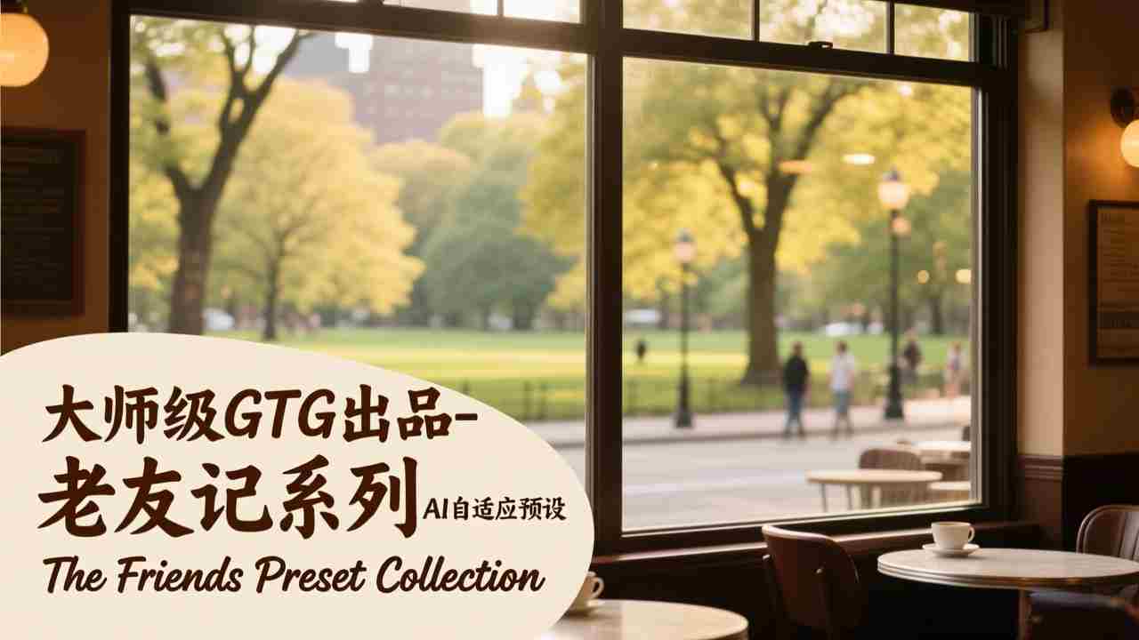（17403期）大师级GTG出品-老友记系列AI自适应预设The Friends Preset Collection-轻创网