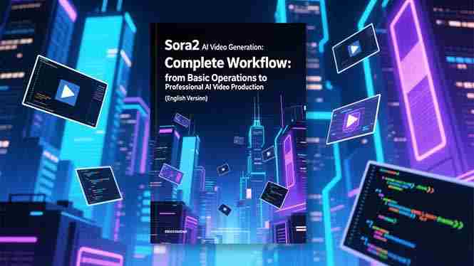 （16758期）Sora2 AI视频生成的系统教程（英文版）：从基础操作到专业级AI视频制作的完整工作流-轻创网